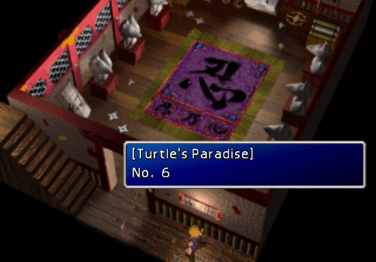 Turtles Paradise Newsletter in Wutai in Yuffie’s Basement