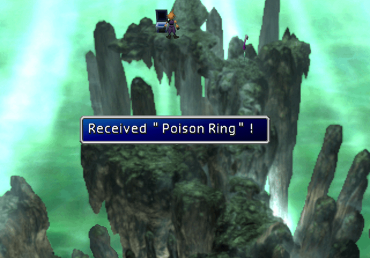 Picking up the Poison Ring in Whirlwind Maze