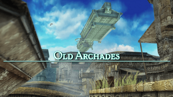 Old Archades Title Screen