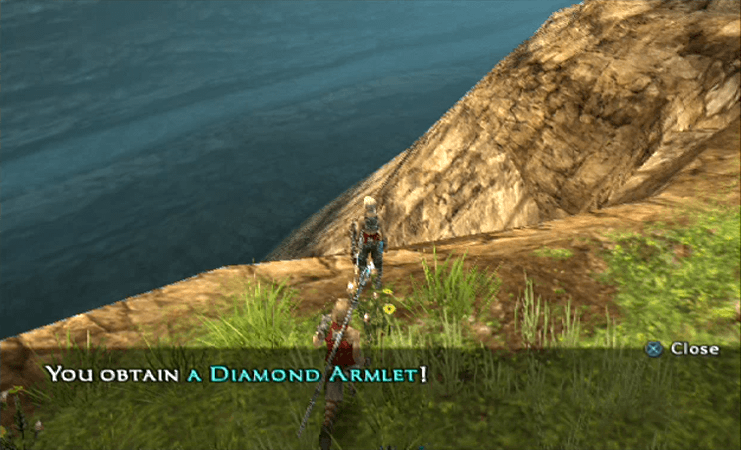 Obtianing a Diamond Armlet in the PlayStation 2 version