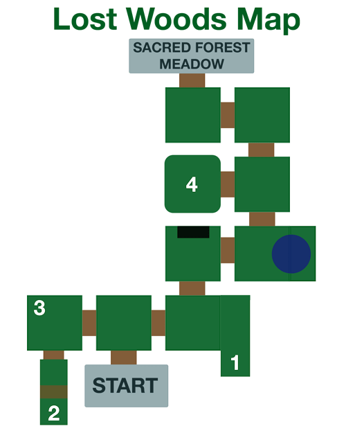 Map of the Lost Woods