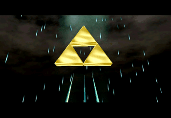 The Triforce during Princess Zelda’s story