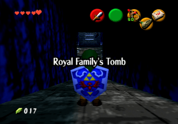 Entering the Royal Family’s Tomb Title Screen