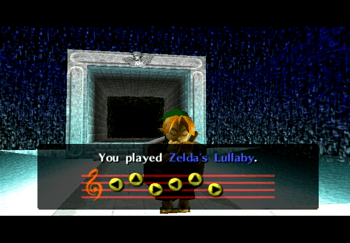 Young Link using Zelda’s Lullaby