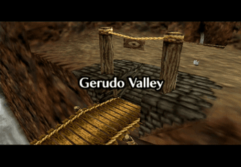 Gerudo Valley Title Screen