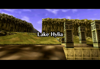 Lake Hylia Empty Title Screen
