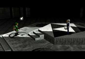 Returning to the Temple of Time to become young Link