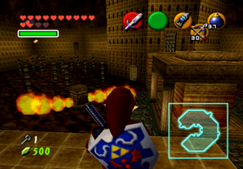 The room with a ton of stuff going on in the Fire Temple