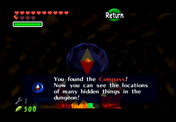 Obtaining the Compass for the Fire Temple