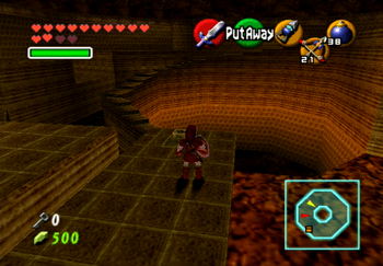 Entering the room with the Megaton Hammer treasure chest