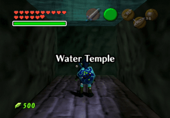 Water Temple Title Screen
