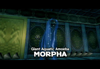 Giant Aquatic Amoeba Morpha, the final boss of the Water Temple