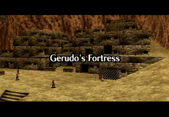 The Gerudo’s Fortress title screen