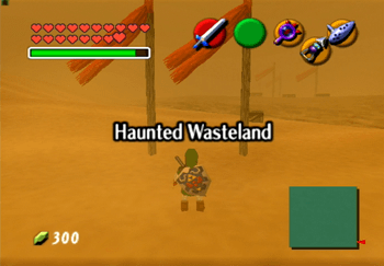 Haunted Wasteland Title Screen