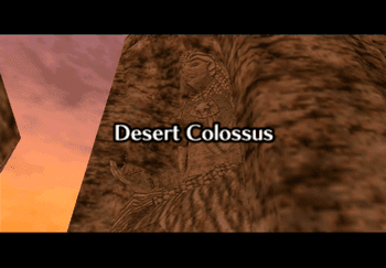 Desert Colossus Title Screen