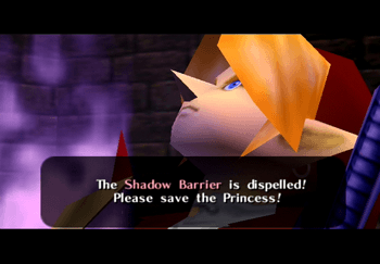 The Shadow Barrier is dispelled! Please save the Princess!