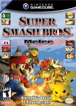 Super Smash Brothers Melee Cover Art