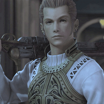 Screenshot of Balthier from Final Fantasy XII
