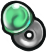 Green and Silver Ring Icon