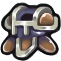 Blue and Brown Armor Icon