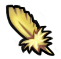 Yellow Feather Icon