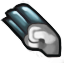 Silver and Blue Fist Weapon Icon