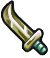 Yellow Sword Icon