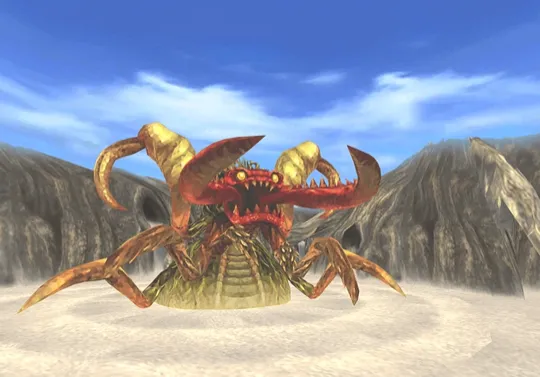 Thumbnail of the video showing the boss battle against Antlion