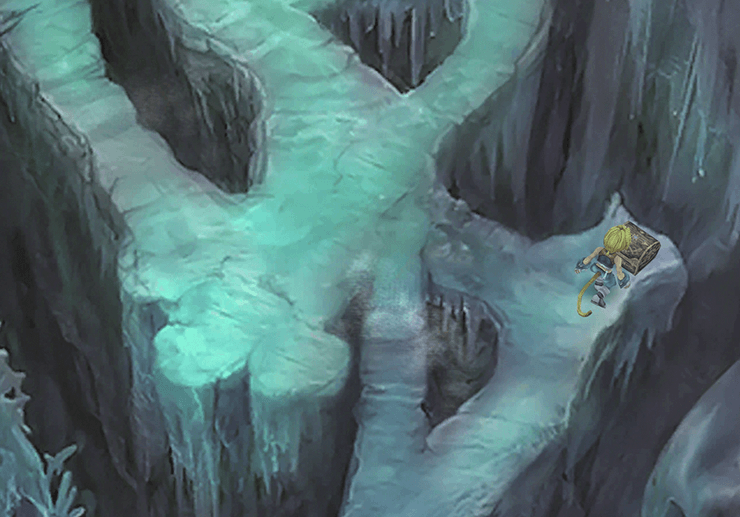 Treasure Chest in the Ice Cavern