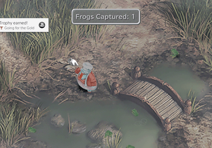 Catching frogs in Qu’s Marsh