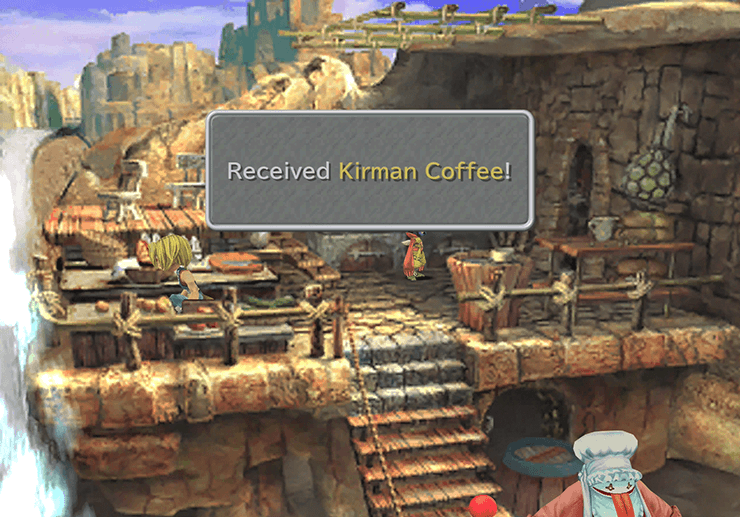 Picking up the Kirman Coffee in Eiko’s Kitchen