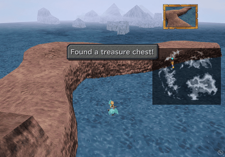 Location of Chocograph 7: Forgotten Lagoon on the Forgotten Continent