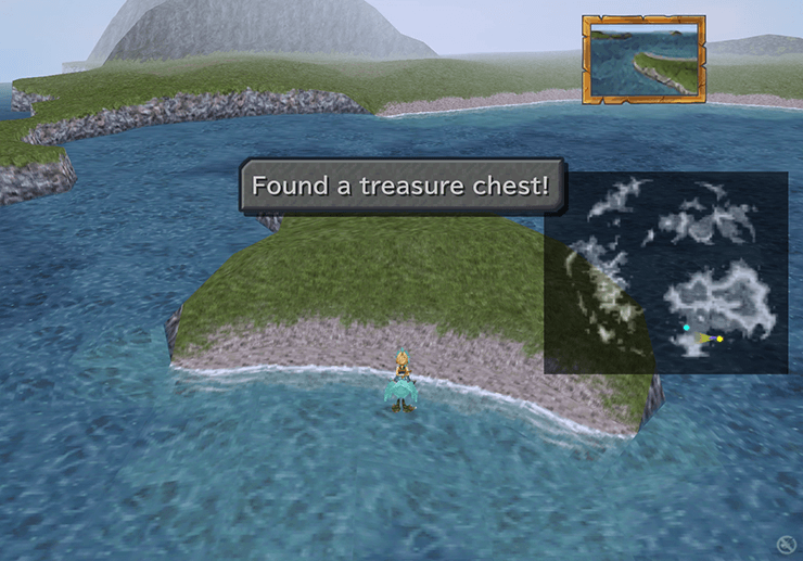 Location of Chocograph 11: Small Beach on Mist Continent