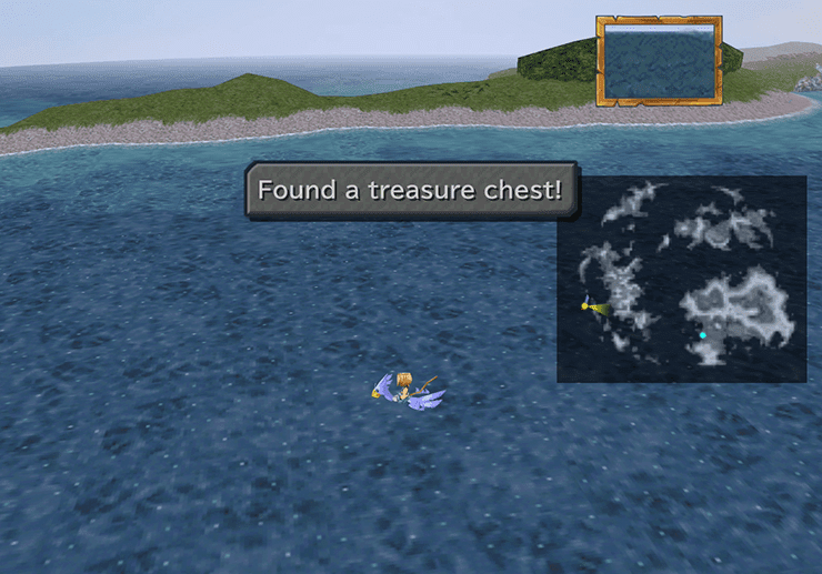 Location of Chocograph 18: Ocean just off the Forgotten Continent