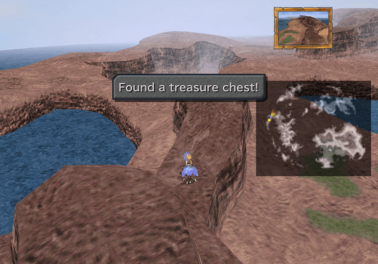 Location of Chocograph 16: Forgotten Plains on the Forgotten Continent