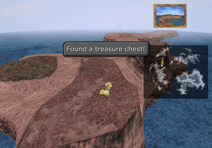 Location of Chocograph 24: Forgotten Island just off the Mist Continent