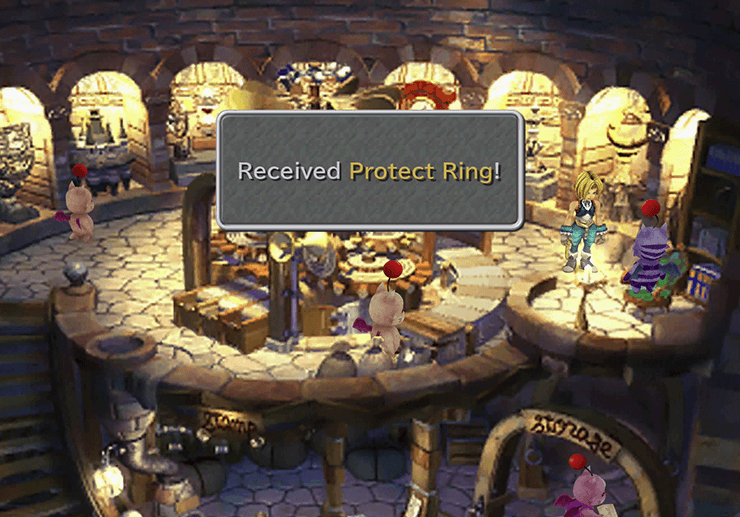Picking up the Protect Ring in Mognet Central