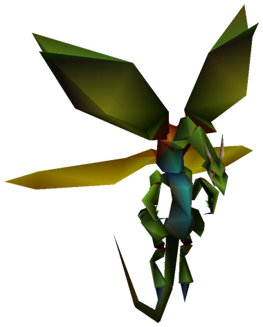 Ancient Dragon enemy model from Final Fantasy VII