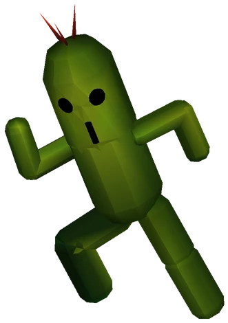 Cactuer enemy model from Final Fantasy VII