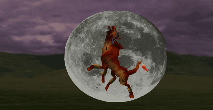 Red XIII using Howling Moon
