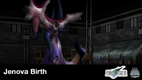 Thumbnail of the video for the Jenova Birth boss battle