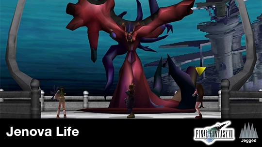 Thumbnail of the video for the Jenova Life boss battle