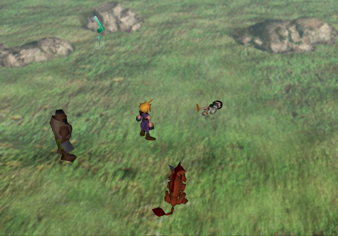 After the battle against Yuffie