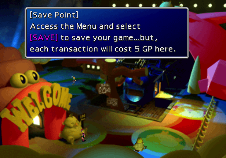 Save Points that cost 5 GP