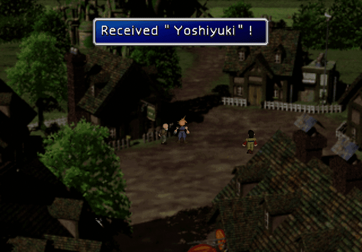 Picking up the Yoshiyuki in Rocket Town