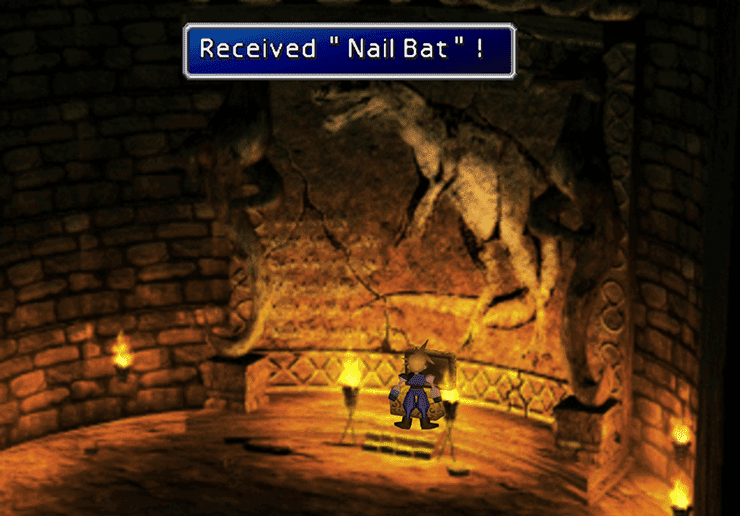 The chest containing the Nail Bat