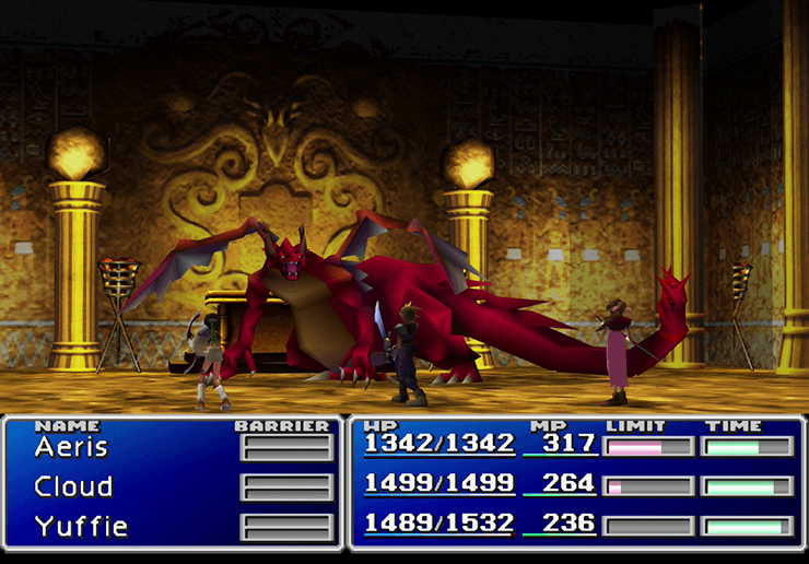 Boss Battle against the Red Dragon