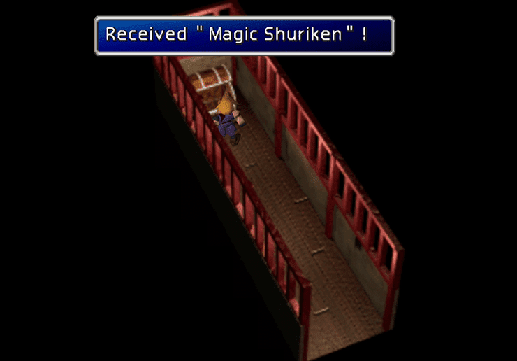 The pathway to the Magic Shuriken