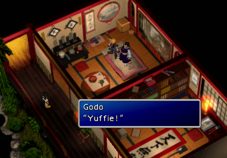 Yuffie’s father Godo