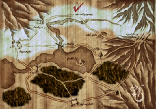 Map of the Great Glaciern